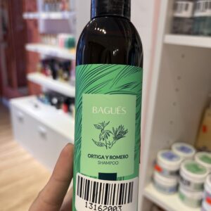 Shampoo ortiga y romero/ 210 ml