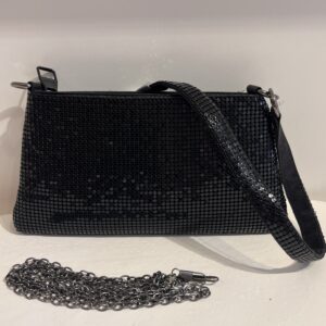 CARTERA C/MALLA METALICA Y CORREA